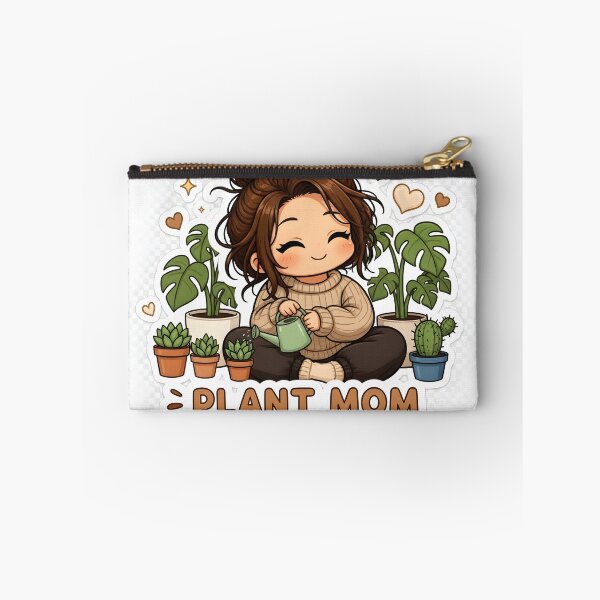 Item preview, Plant Mom Energy Cute Sticker designed and sold by CozyMugArt.