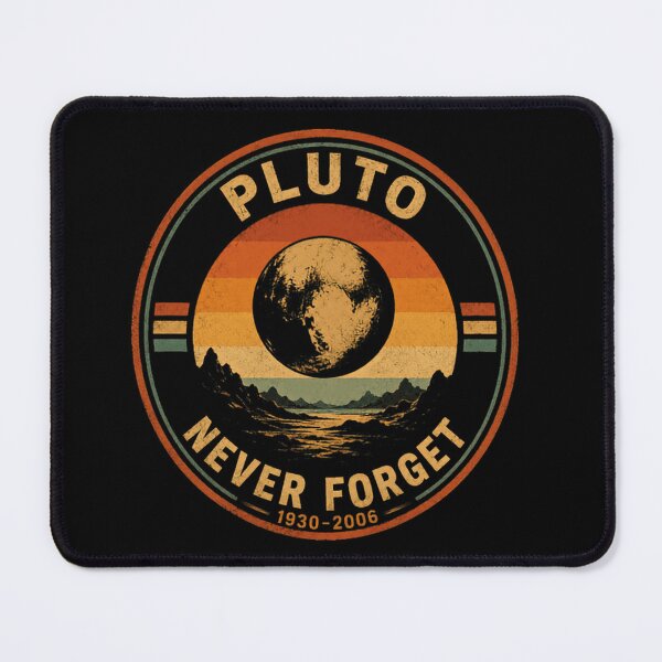 Item preview, Pluto Never Forget 1930-2006 Planet Space Astronomy Lover designed and sold by RetroMini2026.
