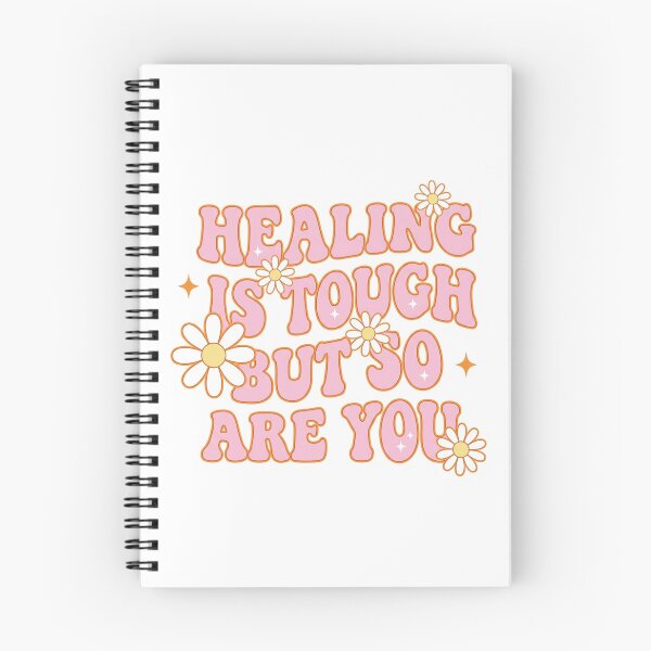 Item preview, Healing Is Tough But So Are You Retro Mental Health Support Daisy designed and sold by raedattia.