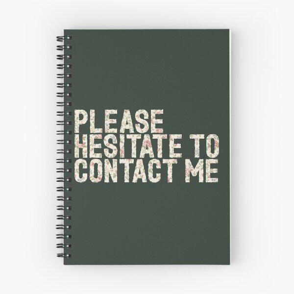 Item preview, Please Hesitate to Contact Me Cream Edition designed and sold by badtypography.
