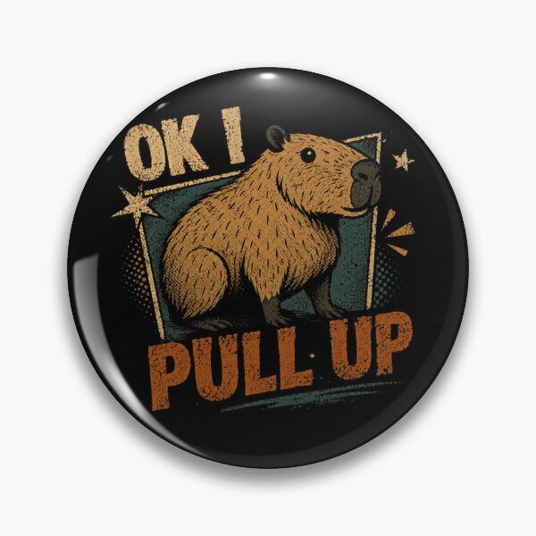 Item preview, Ok! Pull Up Capybara Meme Chill Animal designed and sold by JonesFlora2025.