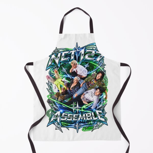 Artikelvorschau, NCT 127 Gruppe Blingy Electric Green Tribal Chrome Grafik entworfen und verkauft von Valeree Store.