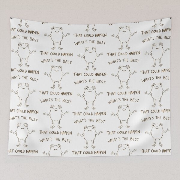 Item preview, What'S The Best That Could Happen Funny Frog Positive Humor designed and sold by RealestInternet.