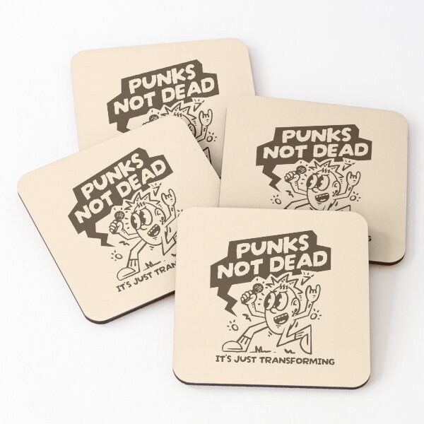 Item preview, Punks Not Dead It's Just Transforming - Vintage Cartoon designed and sold by adipra.