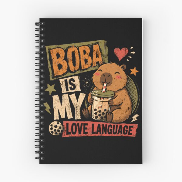 Item preview, Boba Is My Love Language Capybara Bubble Tea Drinker designed and sold by JonesFlora2025.
