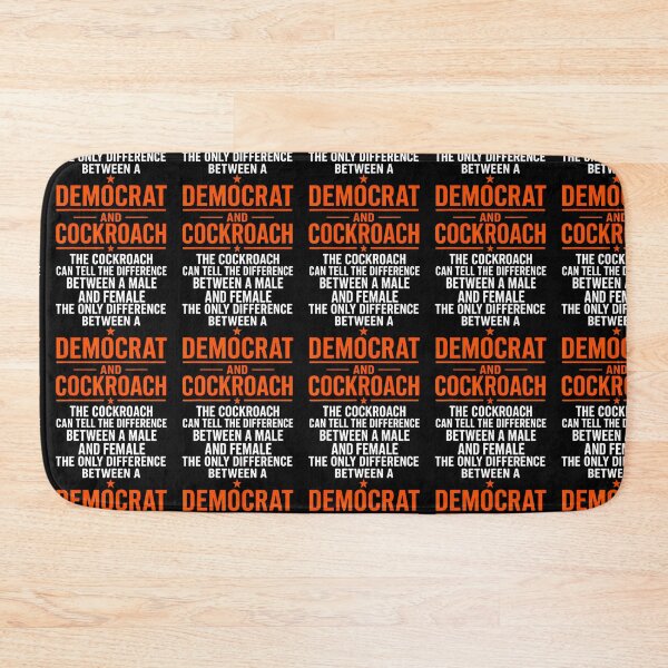 Item preview, Difference Between Democrat Cockroach Political Satire designed and sold by RealestInternet.