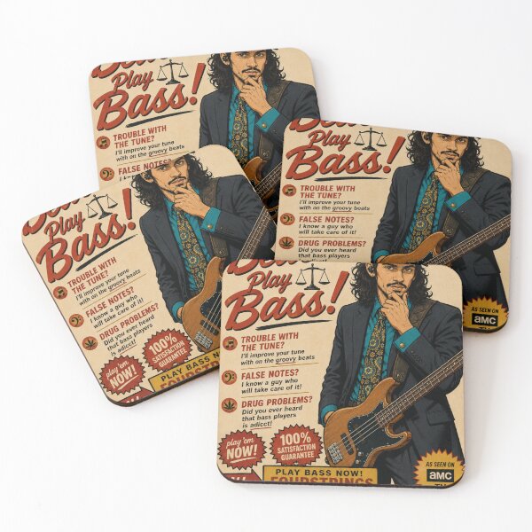 Item preview, Better Play Bass Funny Bass Guitar Vintage Poster - Bass Player Lawyer Parody designed and sold by BRTHRCNK01.
