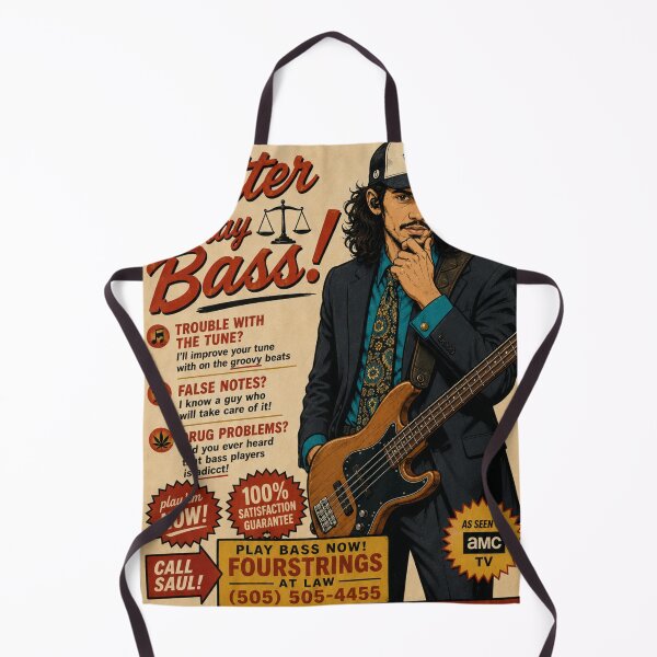 Artikelvorschau, Better Play Bass Funny Bass Guitar Vintage Poster - Bass Player Lawyer Parody entworfen und verkauft von BRTHRCNK01.