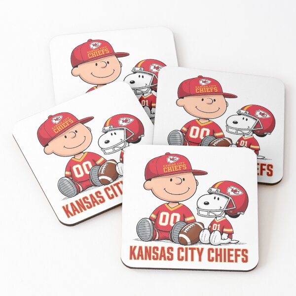Item preview, Snoopy And Charlie Kansas City Football Fan designed and sold by CaneufeyCip.
