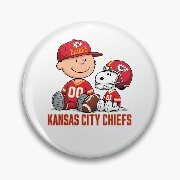 Item preview, Snoopy And Charlie Kansas City Football Fan designed and sold by CaneufeyCip.