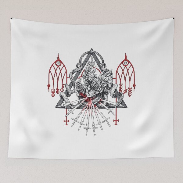 Item preview, Esoteric Winged Beast & Swords  designed and sold by ANGELREYNOLS.