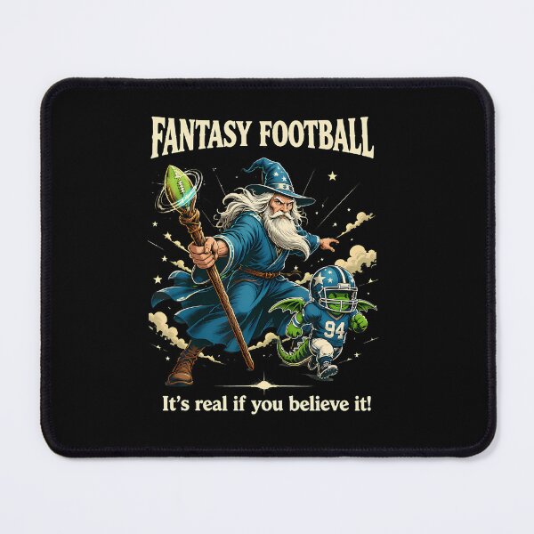 Item preview, Fantasy Football Wizard Dragon Player Believe It Game Day designed and sold by RealestInternet.