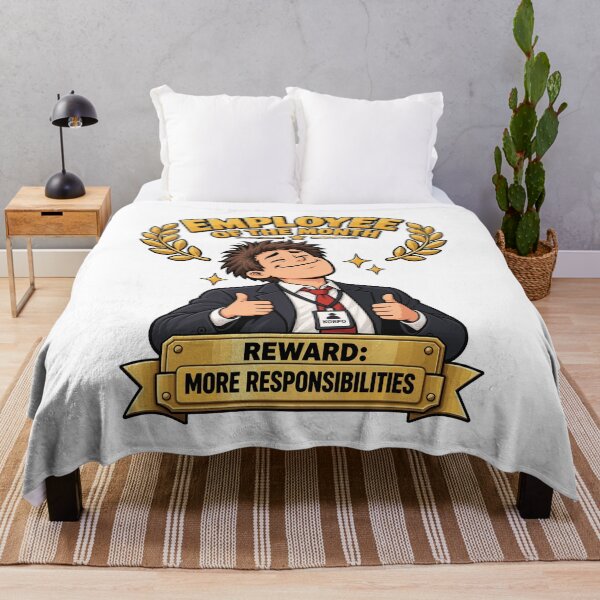 Item preview, Employee of the Month Reward Humor designed and sold by PRINTIONAL.