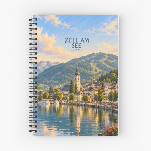 Item preview, Zell am See Painterly Alpine Impression designed and sold by MichaeIRellov.