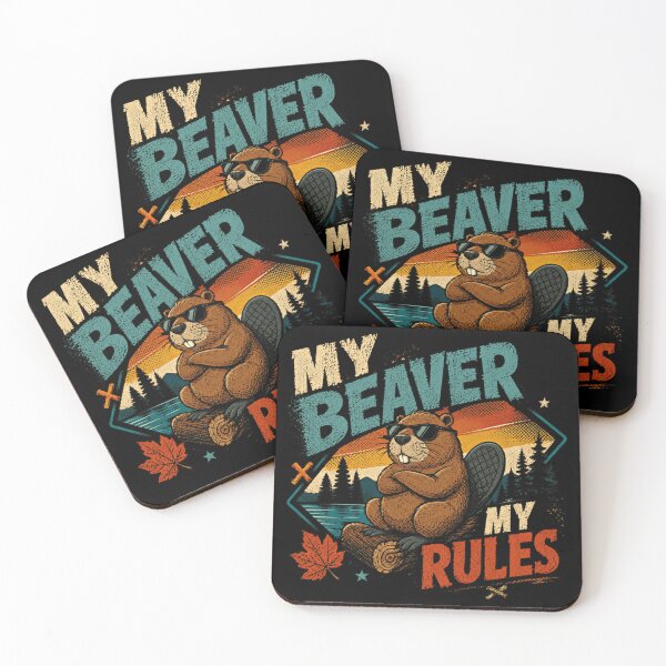 Item preview, My Beaver My Rules Beaver Lover Wildlife Enthusiast designed and sold by JonesFlora2025.