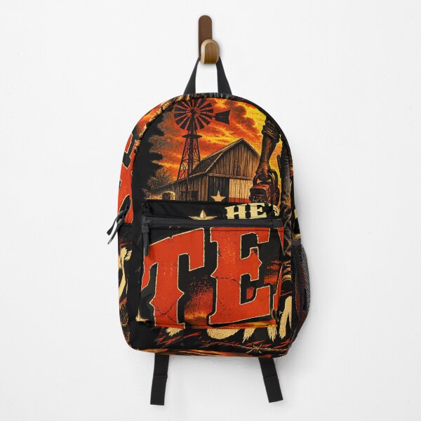 Item preview, Hes From Texas I Can Tell Chainsaw Horror Halloween Western designed and sold by DaveBevitt.