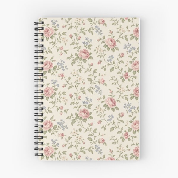 Item preview, Cream Floral Pattern Roses designed and sold by badtypography.