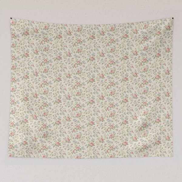 Item preview, Cream Floral Pattern Roses designed and sold by badtypography.