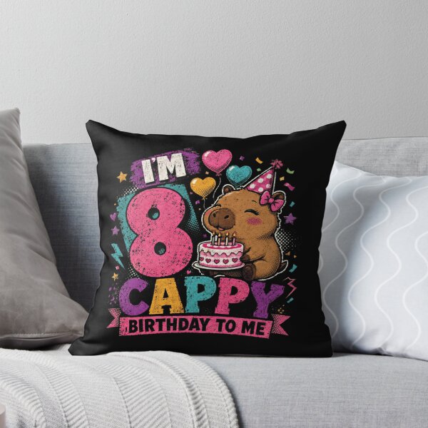 Item preview, I'm 8 Cappy Birthday To Me Capybara Eighth Birthday Kids designed and sold by JonesFlora2025.