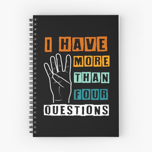Item preview, Funny Passover Seder I Have More Than Four Questions designed and sold by HeidiVintageArt.