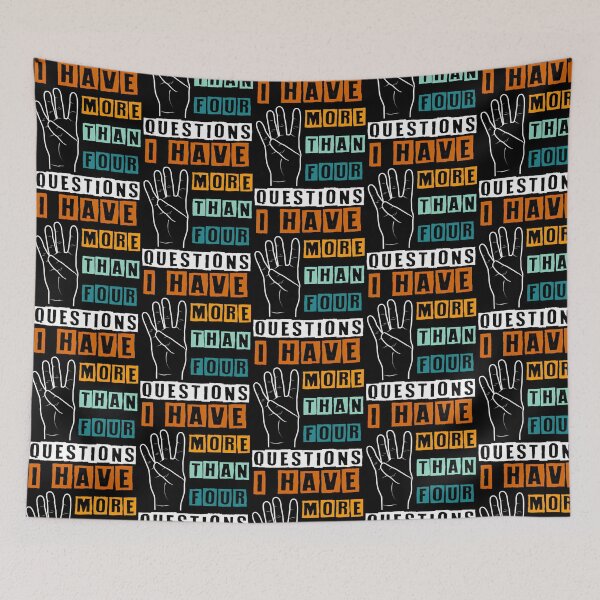 Item preview, Funny Passover Seder I Have More Than Four Questions designed and sold by HeidiVintageArt.
