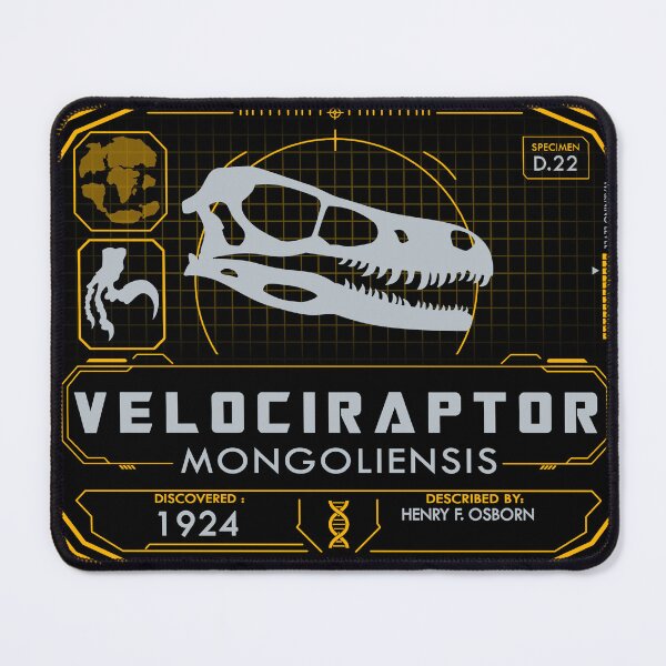 Item preview, Velociraptor mongoliensis | Paleontology Expedition | Dromaeosaur Skull & Late Cretaceous Map designed and sold by Grimtech Workshop.