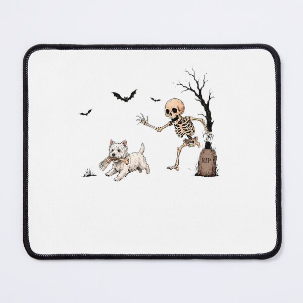 Item preview, Westie Halloween Skeleton Spooky West Highland Terrier designed and sold by RealestInternet.