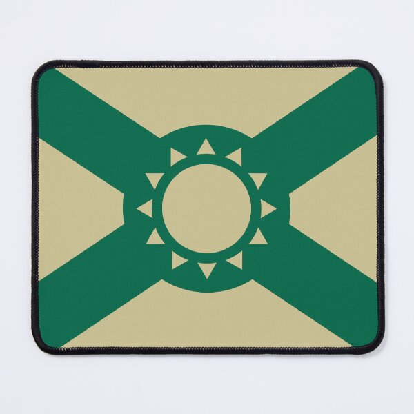 Item preview, Simplified Florida Flag in Green and Gold designed and sold by Karate Octopus.