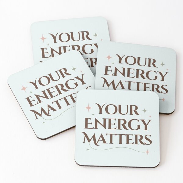 Item preview, Your Energy Matters Spiritual Self Worth Quote designed and sold by CosmicQuietStudio.