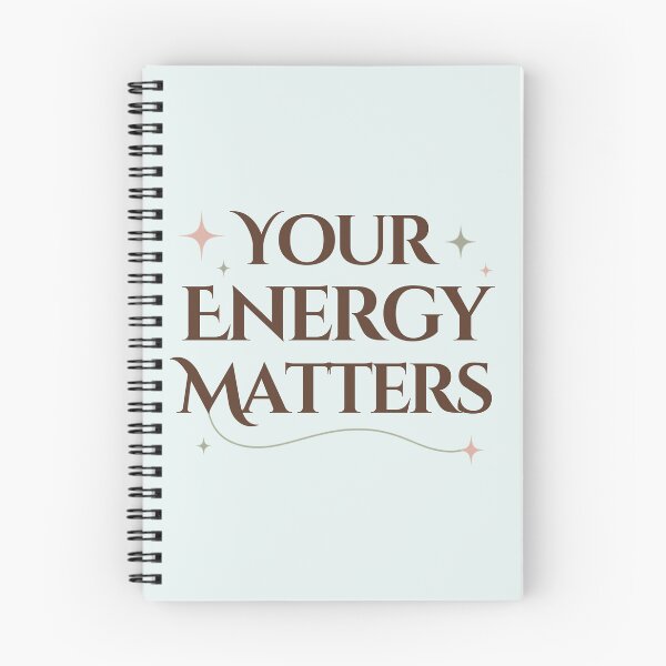 Item preview, Your Energy Matters Spiritual Self Worth Quote designed and sold by CosmicQuietStudio.