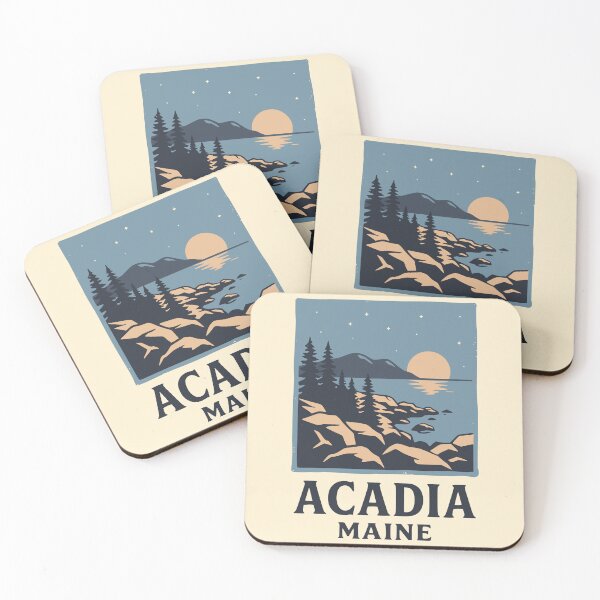 Item preview, Acadia Maine Coastal Night Landscape designed and sold by Travelpeak.