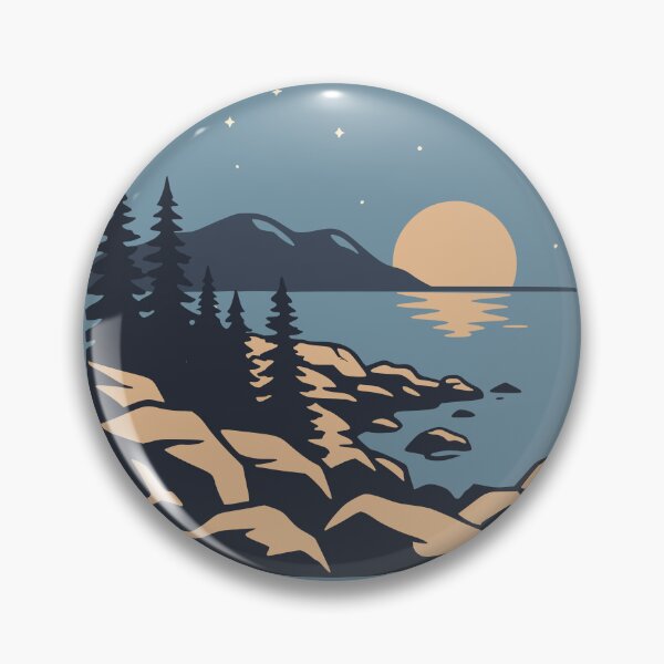 Item preview, Acadia Maine Coastal Night Landscape designed and sold by Travelpeak.