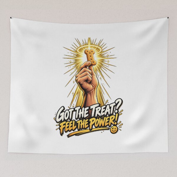 Item preview, Funny Dog Treat Power – Dog Owner Humor designed and sold by VisualWeight.