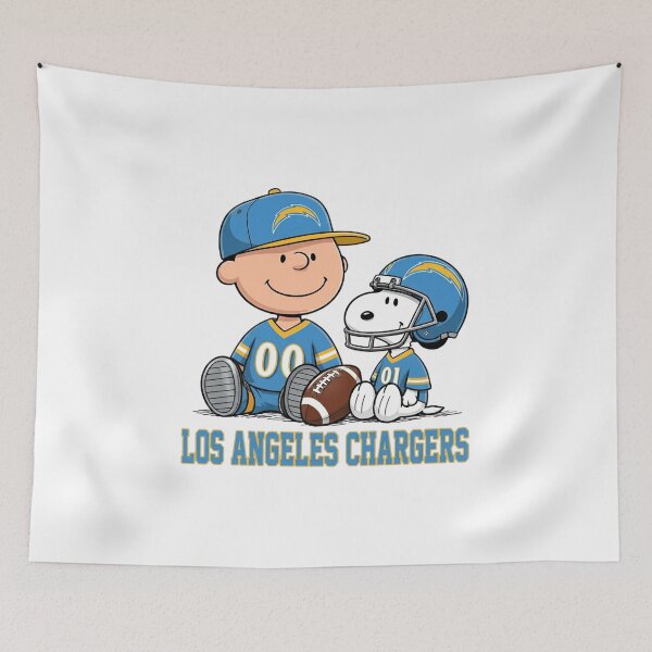 Item preview, Snoopy And Charlie Los Angeles Football Fan designed and sold by CaneufeyCip.