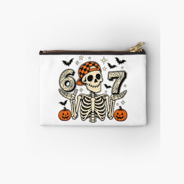 Item preview, Cool Skeleton Wearing Cap Holding Number 67 Halloween Graphic designed and sold by Derekquie.
