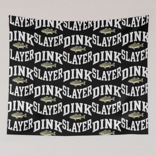 Item preview, Dink Slayer Fishing Bass Fish Funny Humor designed and sold by RealestInternet.