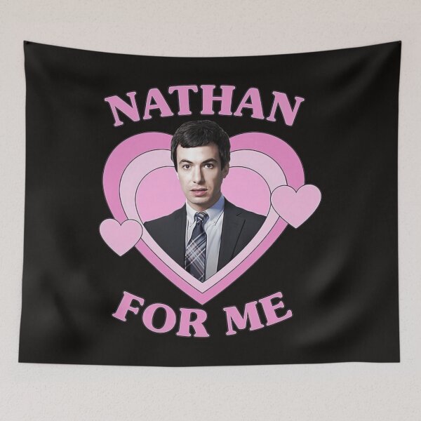 Item preview,  Nathan Fielder For Me Pink Heart designed and sold by RickMiller6.
