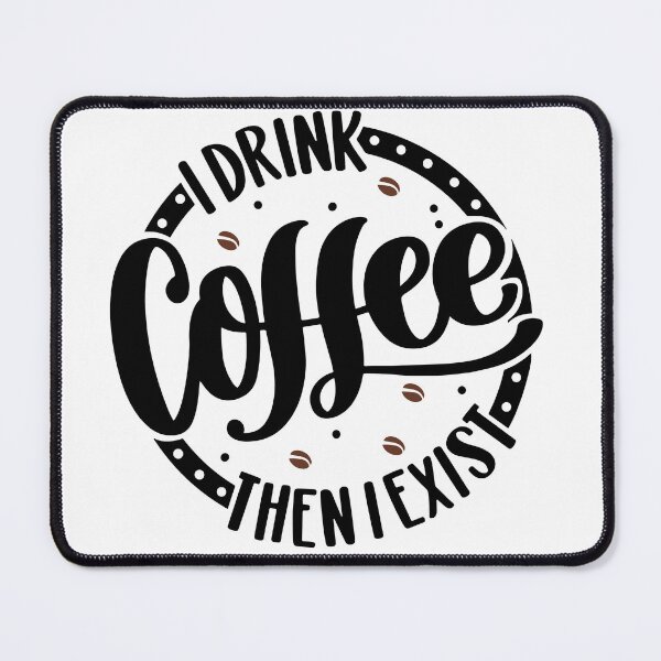 Item preview, I Drink Coffee Then I Exist, Coffee T-shirt, Cute Coffee Shirt, Women's Coffee Shirt, Coffee gift, funny Coffee shirts, Starbucks designed and sold by FlareCraftStudio.