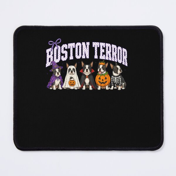 Item preview, Boston Terror Funny Ghost Pumpkin Halloween Dog designed and sold by RealestInternet.