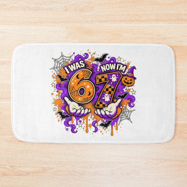 Item preview, I Was 6 Now I'm 7 Spooky Halloween 7th Birthday designed and sold by Derekquie.