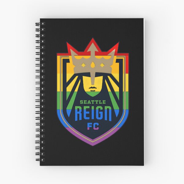 Item preview, Seattle Reign FC Pride Rainbow Soccer Crest designed and sold by HollyBellArtSte.