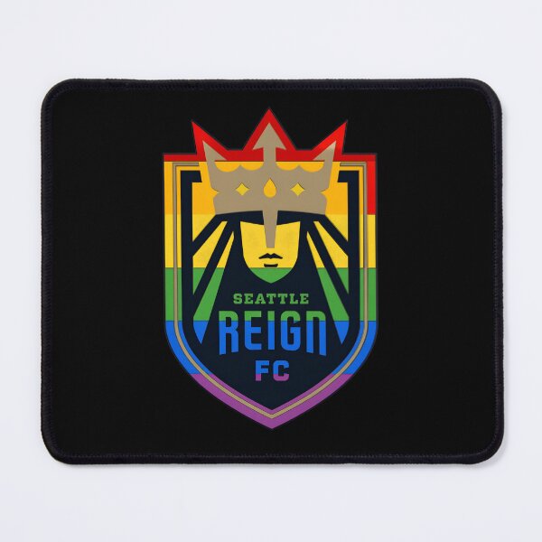 Item preview, Seattle Reign FC Pride Rainbow Soccer Crest designed and sold by HollyBellArtSte.