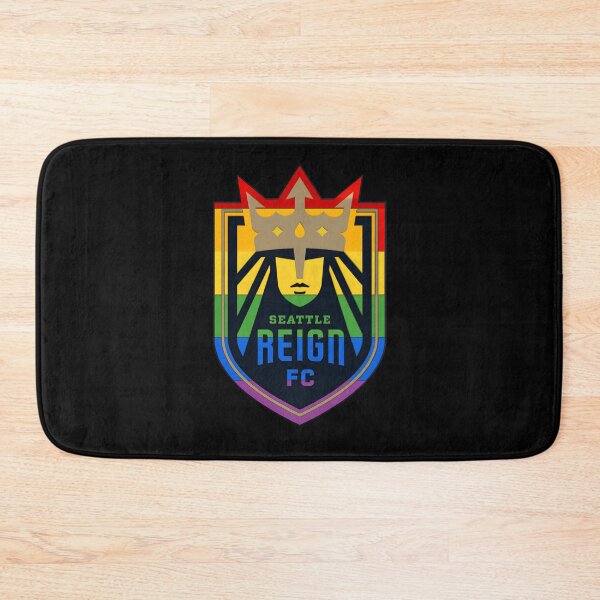 Item preview, Seattle Reign FC Pride Rainbow Soccer Crest designed and sold by HollyBellArtSte.