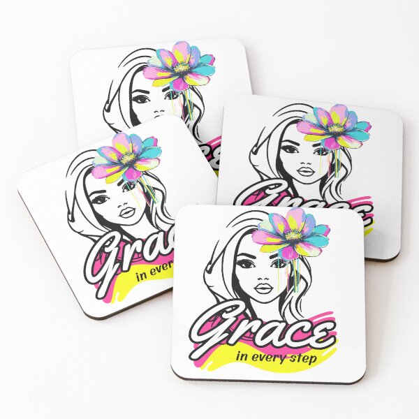 Item preview, Grace in every step - inspirational typography design  designed and sold by She - artist creations .