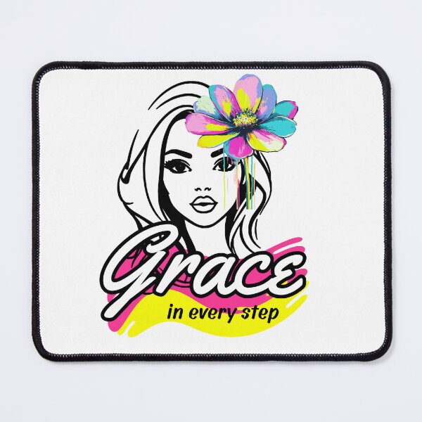 Item preview, Grace in every step - inspirational typography design  designed and sold by She - artist creations .
