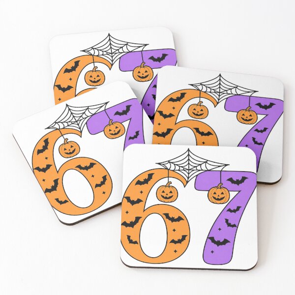 Item preview, Halloween Number 67 Jack O Lantern Bats Graphic designed and sold by Derekquie.