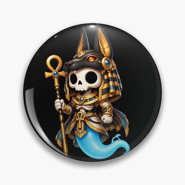 Item preview, Anubis | Egyptian Jackal God Art | Bonnie God of Egypt Collection designed and sold by Zaru Art Studio.