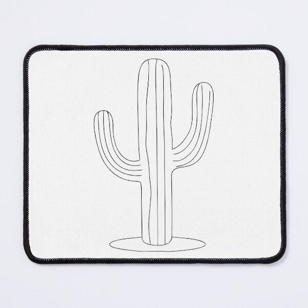 Item preview, Cactus Detailed 1 Line Art Gift designed and sold by OneLine Studio.
