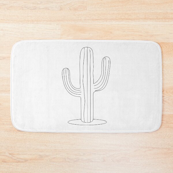 Item preview, Cactus Detailed 1 Line Art Gift designed and sold by OneLine Studio.