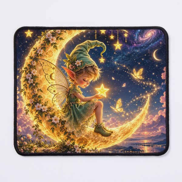 Item preview, Moon Fairy Holding a Star designed and sold by DaryaArtFrance.